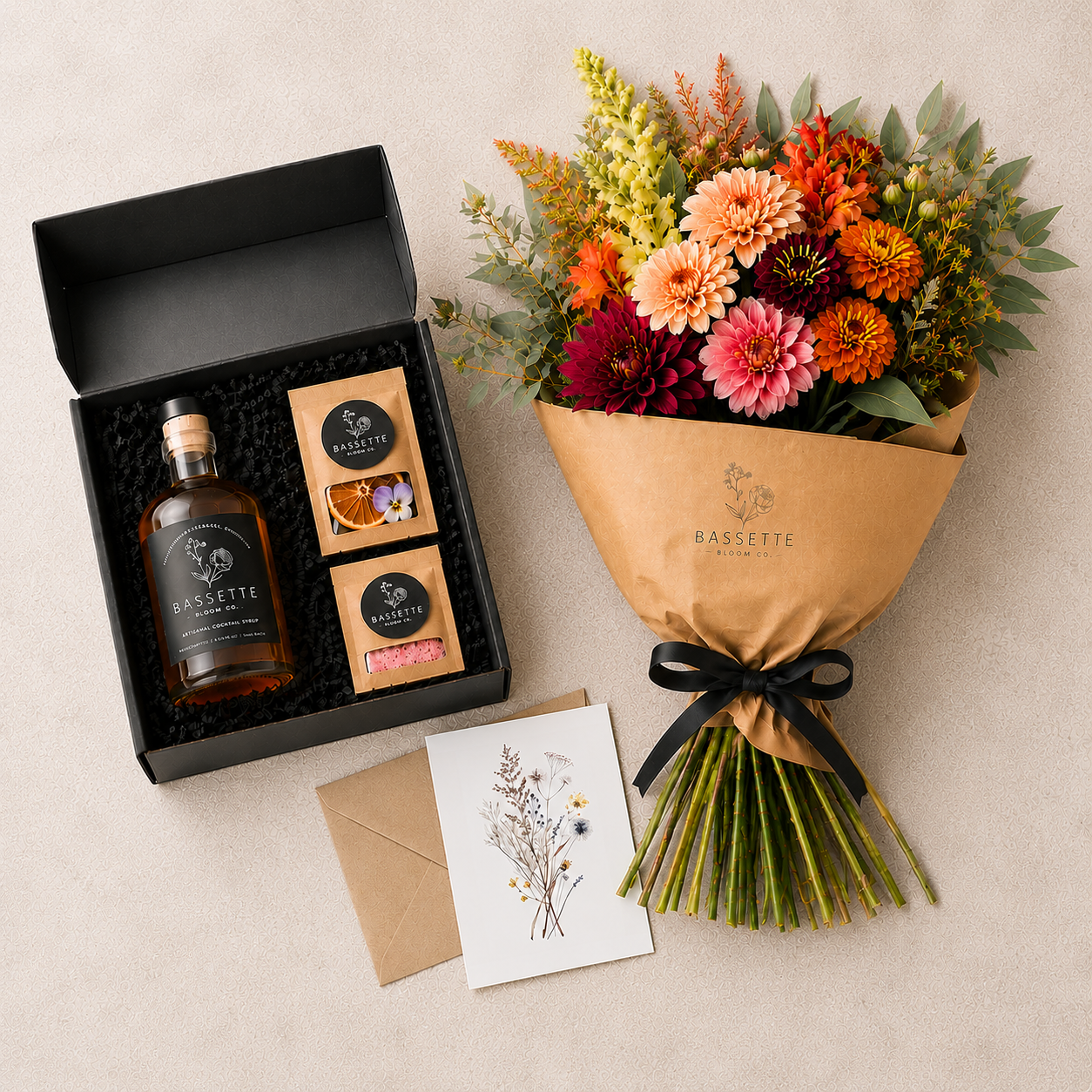 Bloom & Bottle Gift Box